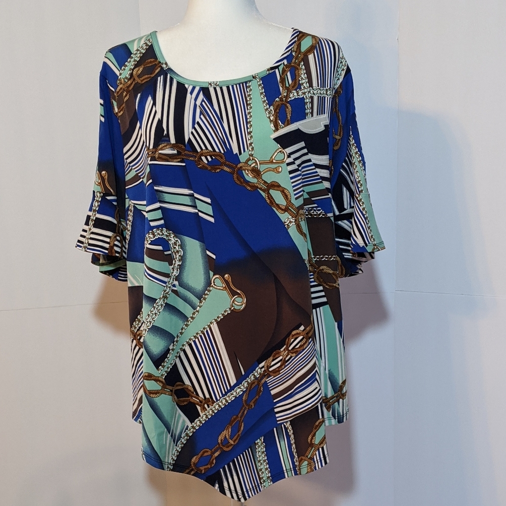 Women's Top Multicolored - Size  14    C EST. 1946